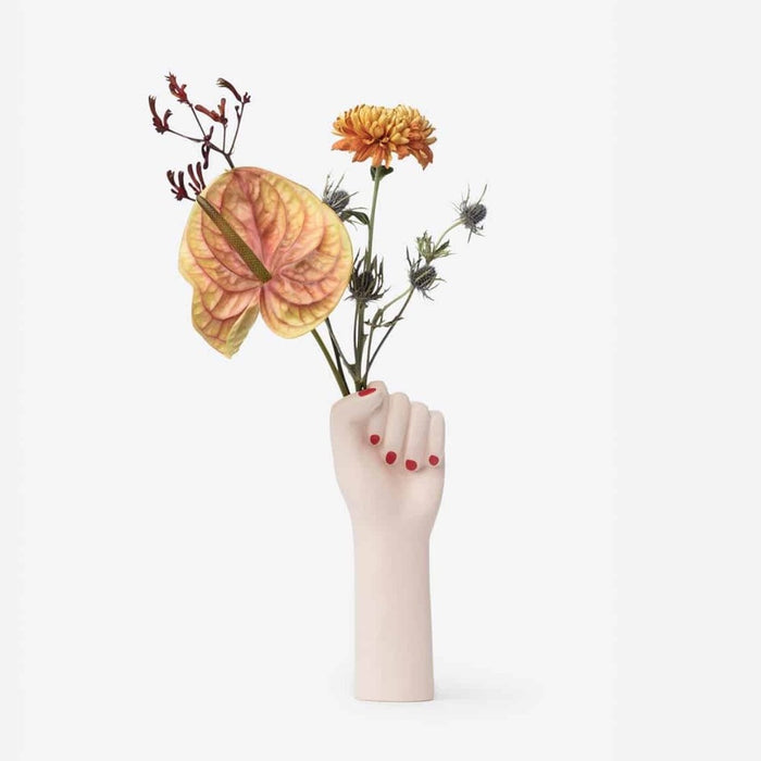 DOIY HOME Girl Power Vase - Small - White