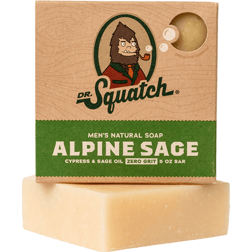 DR. SQUATCH MEN'S GROOMING Alpine Sage Bar Soap