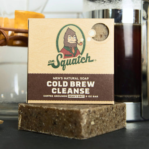 DR. SQUATCH MEN'S GROOMING Cold Brew Cleanse Bar Soap