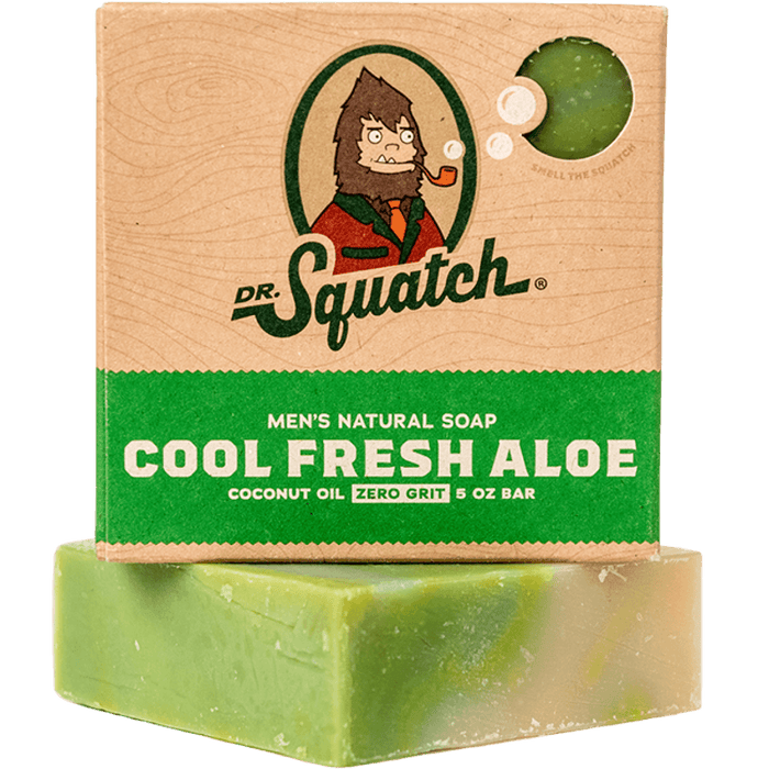 DR. SQUATCH MEN'S GROOMING Cool Fresh Alo Bar Soap