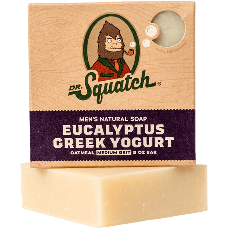 DR. SQUATCH MEN'S GROOMING Eucalyptus Yogurt Bar Soap