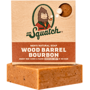 DR. SQUATCH MEN'S GROOMING Wood Barrel Bourbon Bar Soap