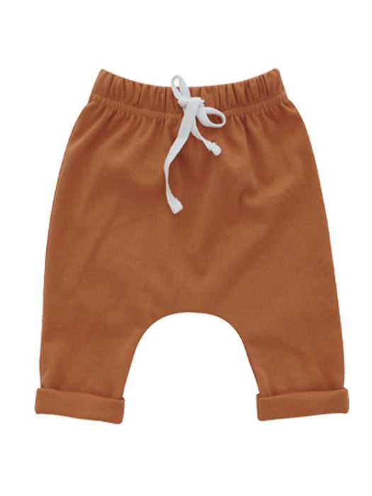 EMERSON AND FRIENDS BABY CLOTHES Cotton Baby Joggers | Pumpkin Spice