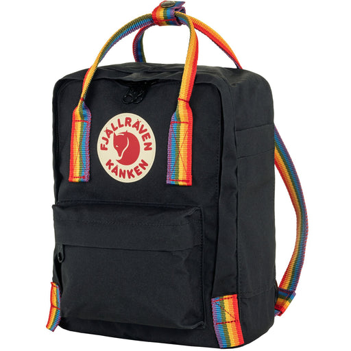 FJALLRAVEN BACKPACK BLACK Kånken Rainbow Mini Backpack