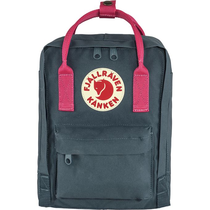 FJALLRAVEN BACKPACKS ROYAL BLUE-FLAMINGO PINK Kanken Backpack | Mini