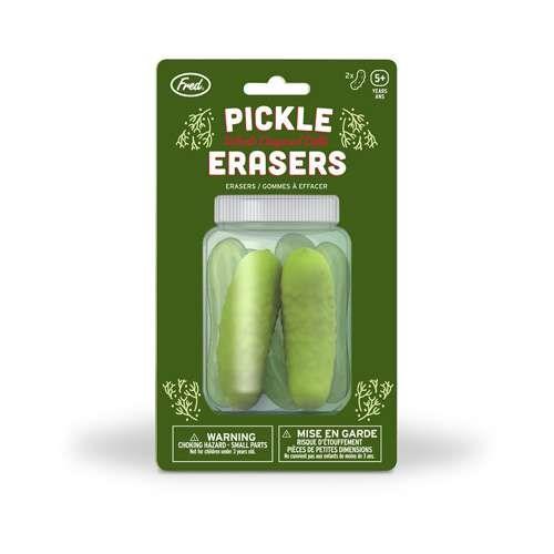 FRED & FRIENDS NOVELTY Pickle Eraser Pack