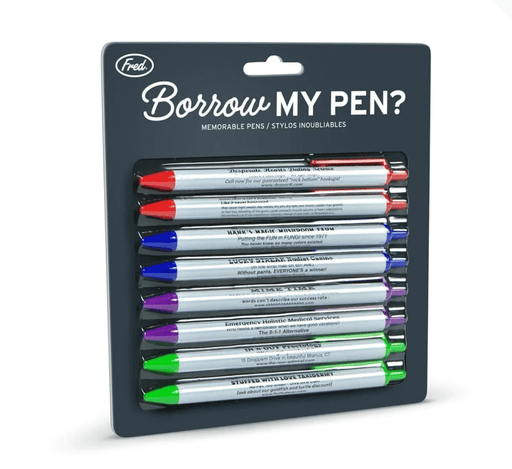 FRED & FRIENDS PEN Borrow My Pen? Memorable Pens Set