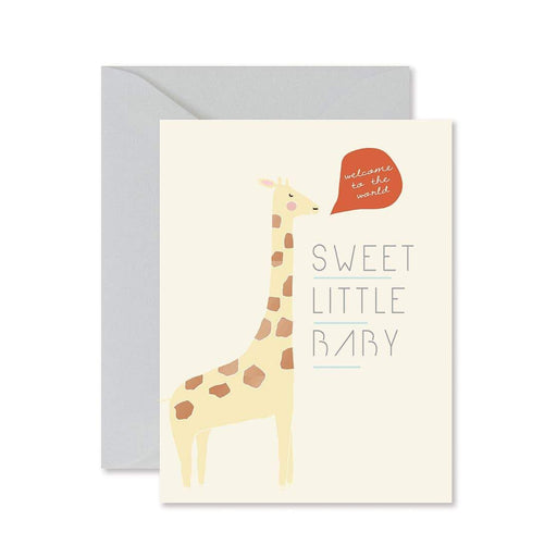GINGER P. DESIGNS CARDS Giraffe Sweet Little Baby Card