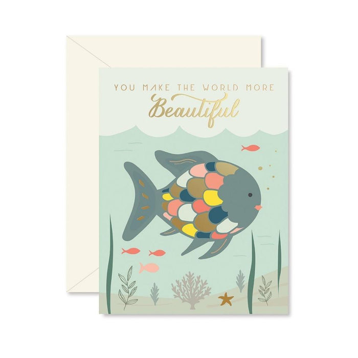 GINGER P. DESIGNS CARDS Rainbow Fish Card
