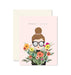 GINGER P. DESIGNS CARDS Thanks A Bunch Girl Card