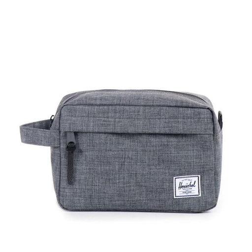 HERSCHEL SUPPLY COMPANY LUGGAGE CROSSHATCH CHARCOAL Chapter Travel Kit