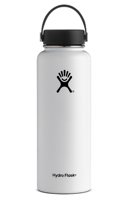 HYDRO FLASK DRINK WHITE Hydro Flask 40oz Wide Mouth