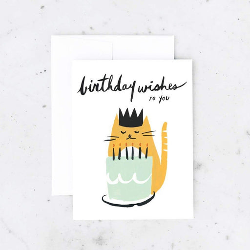 IDLEWILD CO. CARD Kitty Wishes Birthday Card