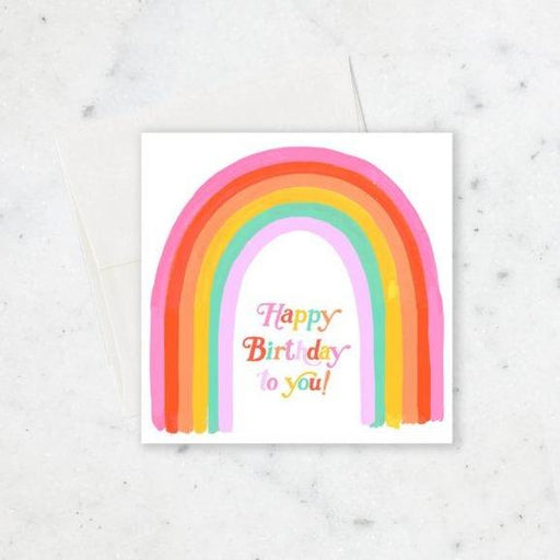 IDLEWILD CO. CARD Rainbow Letters Birthday Card