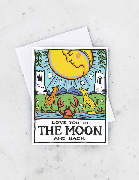 IDLEWILD CO. CARD Tarot Moon Card