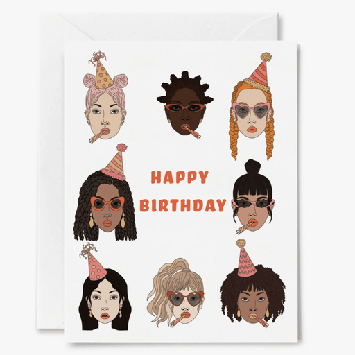 ILLUSTRATING AMY CARDS Birthday Faces