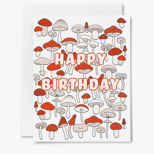ILLUSTRATING AMY CARDS Mushroom Birthday