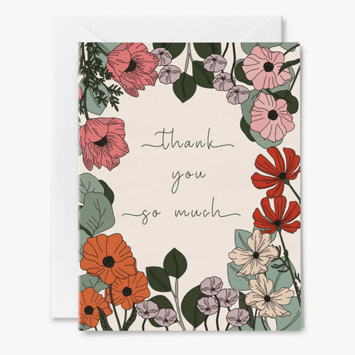 ILLUSTRATING AMY CARDS Thank You Garden Delight