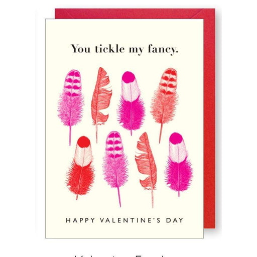 Valentine Feathers Card - LOCAL FIXTURE