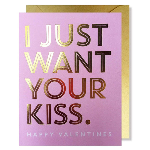 Your Kiss Valentines Card - LOCAL FIXTURE