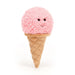 JELLYCAT PLUSH TOY STRAWBERRY Jellycat Irresistible Ice Cream