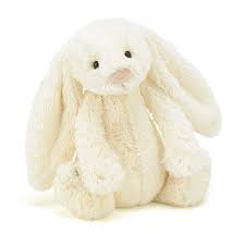 JELLYCAT SMALL BASHFUL CREAM BUNNY - LOCAL FIXTURE