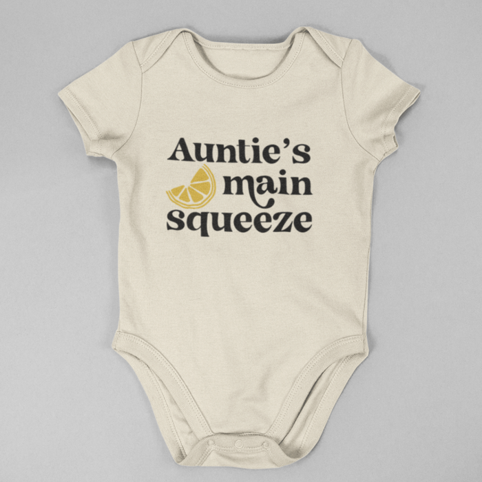 JOYSMITH BABY ONESIE Auntie's Main Squeeze Onesie