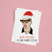 JOYSMITH CARD Bad Bunny Feliz Navidad Greeting Card