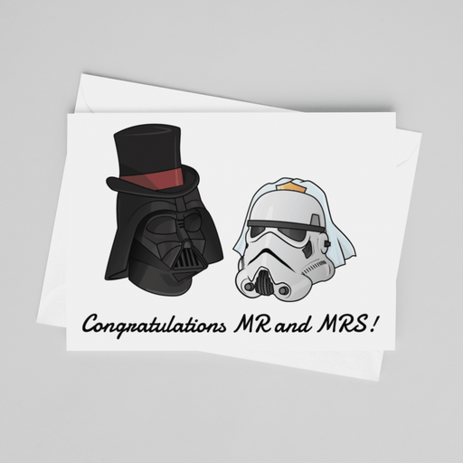 JOYSMITH CARD Congratulations Mr and Mrs! - Greeting Card