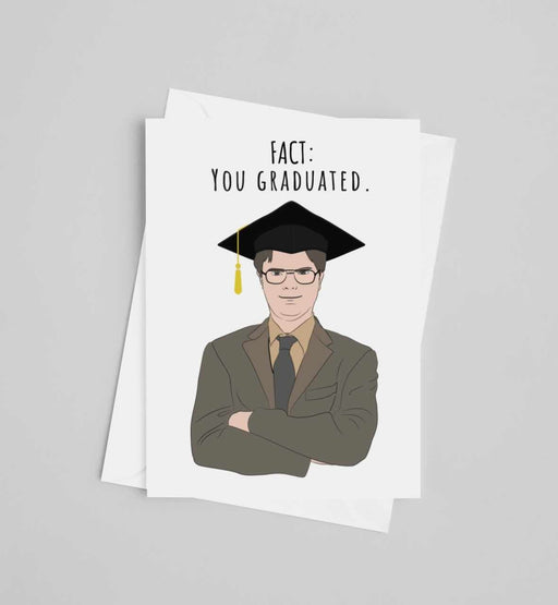 JOYSMITH CARD Fact. You Graduated. Card