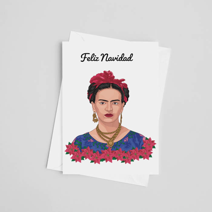 JOYSMITH CARD Feliz Navidad Frida Greeting Card