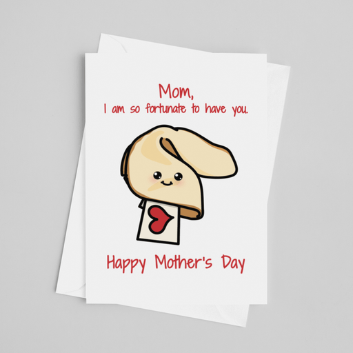 JOYSMITH CARD Fortune Cookie Mother's Day Greeting Card