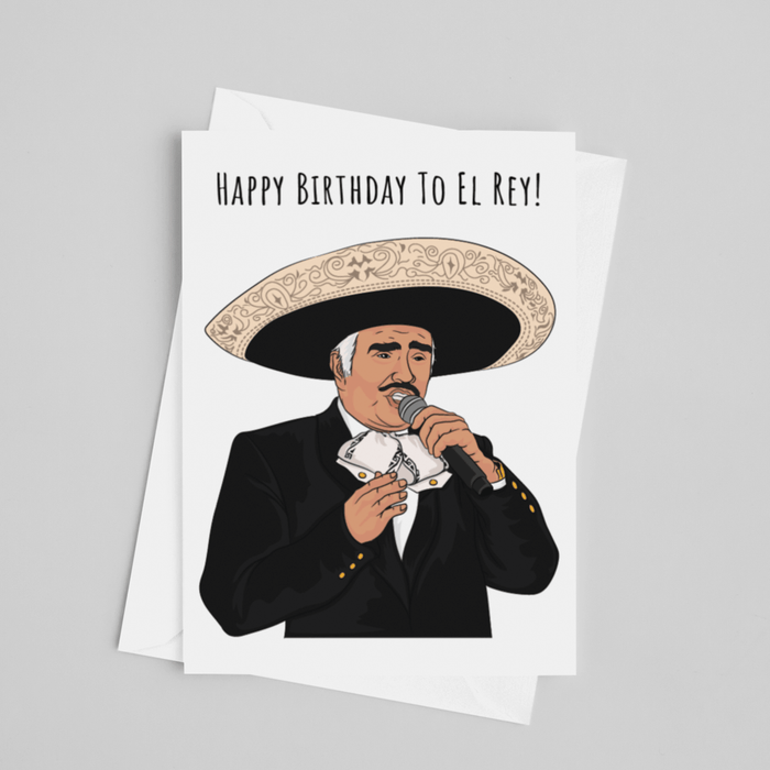 JOYSMITH CARD Happy Birthday To El Rey - Chente Birthday Greeting Card