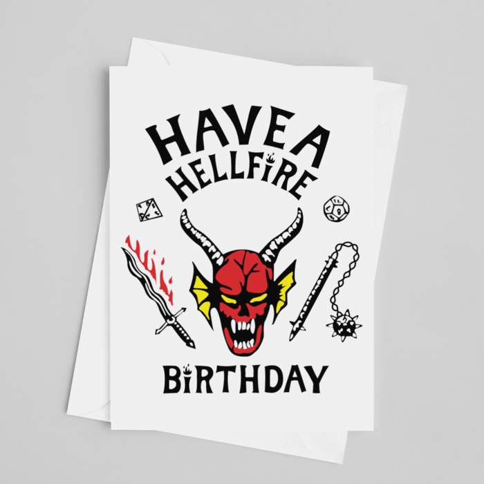 JOYSMITH CARD Have a Hellfire Birthday - Greeting Card