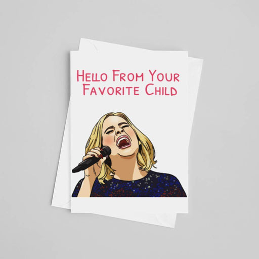 JOYSMITH CARD Hello From Your Favorite Child Greeting Card