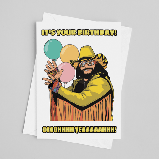 JOYSMITH CARD It's Your Birthday! Oohh Yeaahh - Randy Greeting Card