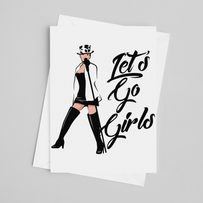 JOYSMITH CARD Let's Go Girls - Shania Twain Greeting Card