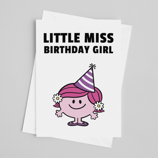 JOYSMITH CARD Little Miss Birthday Girl - Greeting Card