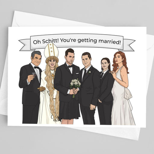 JOYSMITH CARD Oh Schitt! You'r Getting Married! Greeting Card