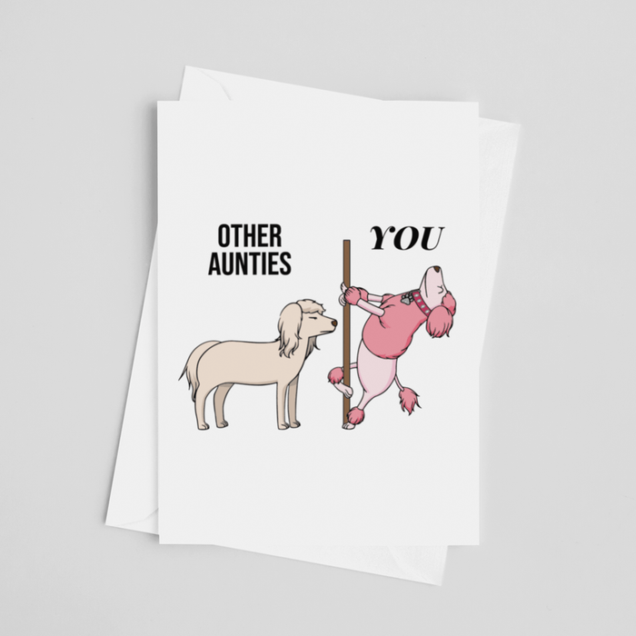 JOYSMITH CARD Other Aunties vs You - Greeting Card
