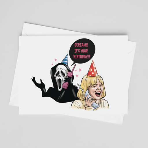 JOYSMITH CARD Scream It's Your Birthday - Scream Greeting Card