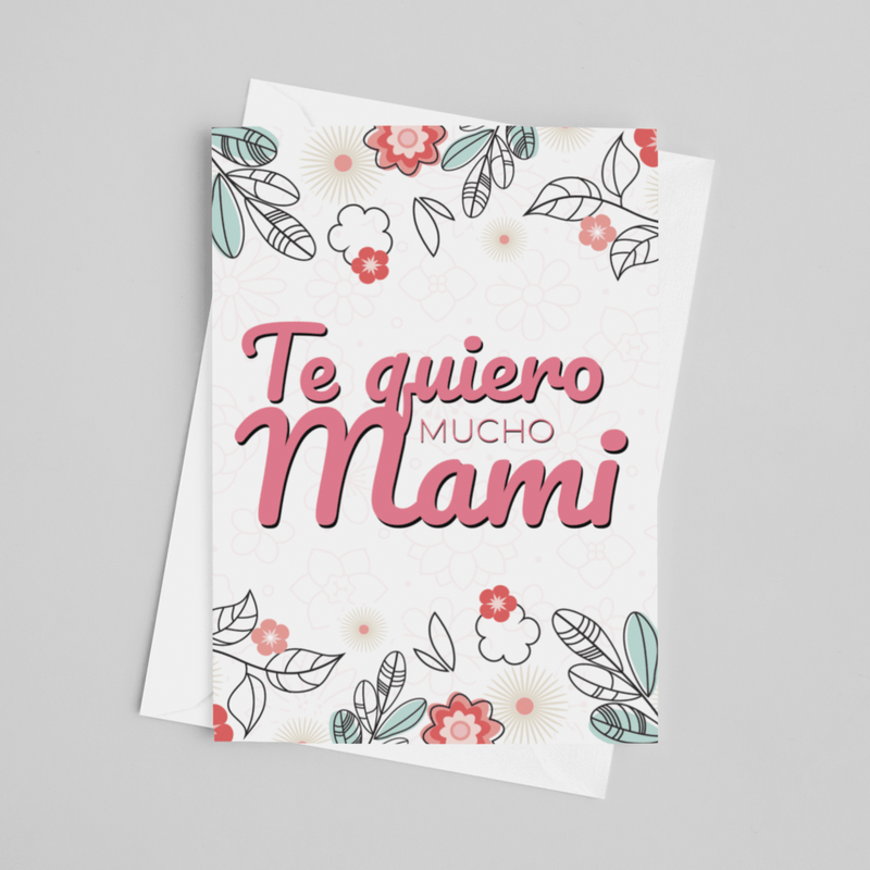 JOYSMITH CARD Te Quiero Mucho Mami Greeting Card