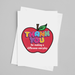 JOYSMITH CARD Thank You For Making a Difference Everyday - Teacher Greeting Card