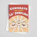 JOYSMITH CARDS Congrats on Your Lil' Dumpling - Pregnancy Greeting Card