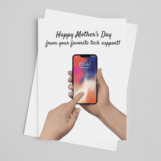 JOYSMITH CARDS Happy Mother's Day From Your Favorite Tech Support Greeting Card