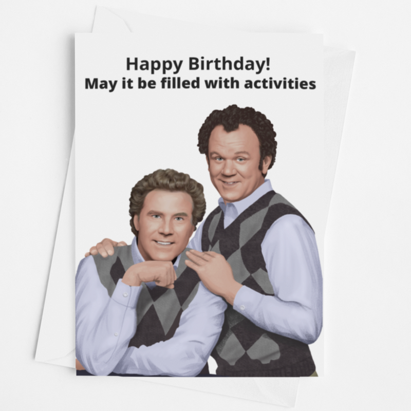 JOYSMITH CARDS STEP BROTHERS GREETING CARD