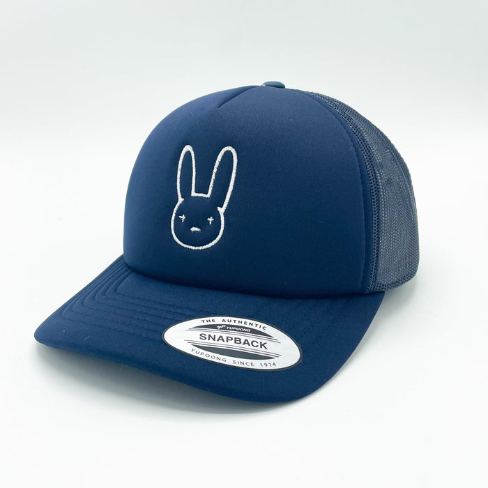 JOYSMITH HATS Bunny Blue Foam Trucker Hat