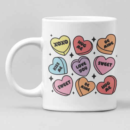 JOYSMITH MUG Candy Hearts Valentine's Day Mug