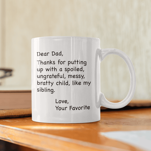 JOYSMITH MUG Dear Dad... Father's Day Mug
