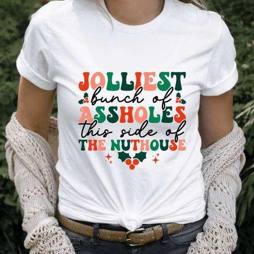 JOYSMITH SHIRTS Small Jolliest Bunch Of Assholes This Side of The Nuthouse Shirt